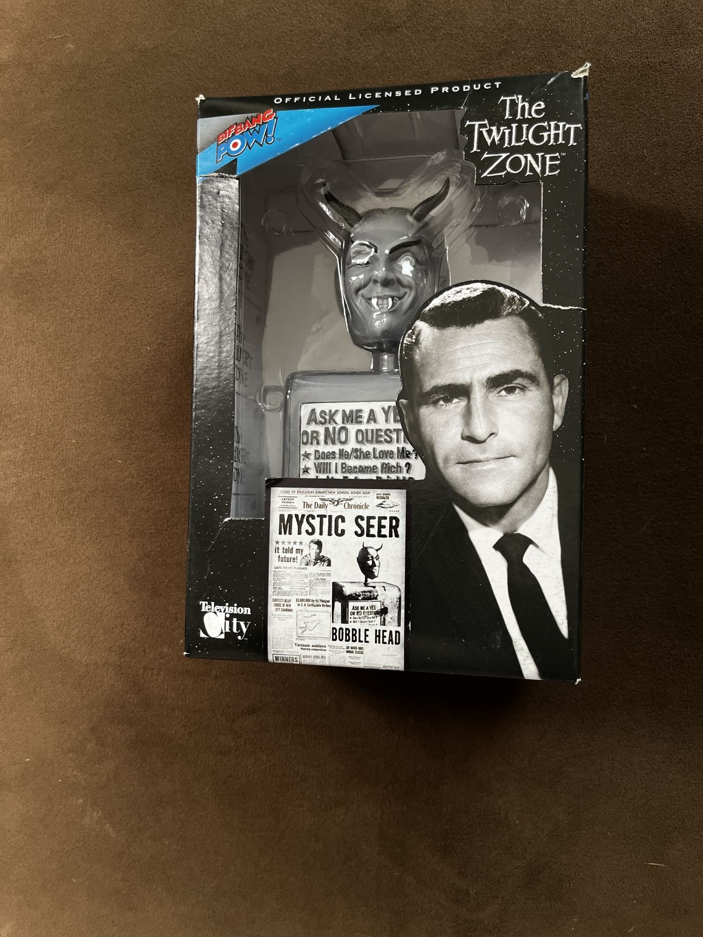 Bif Bang Pow Twilight Zone Mystic Seer Bobble Head 2009