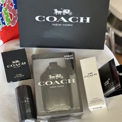 Big Size Coach Cologne Set  New! 