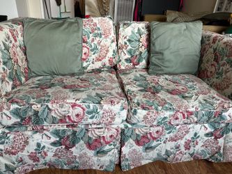 (2) Vintage Love Seat Couches