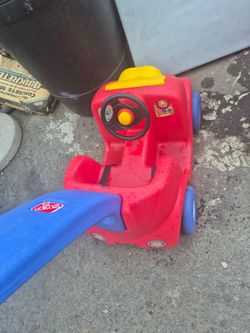 Red push cart