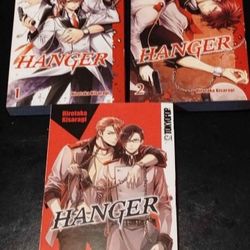 Hanger English Manga Volumes 1-3
