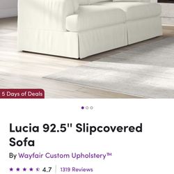 Brand New Slip Cover Couch
