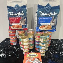 Cat Food, Wet & Dry Mix