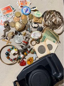 Junk drawer vintage + jewelry  + other items