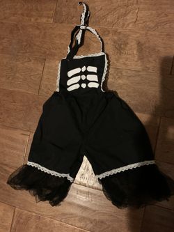 Skeleton toddler outfit