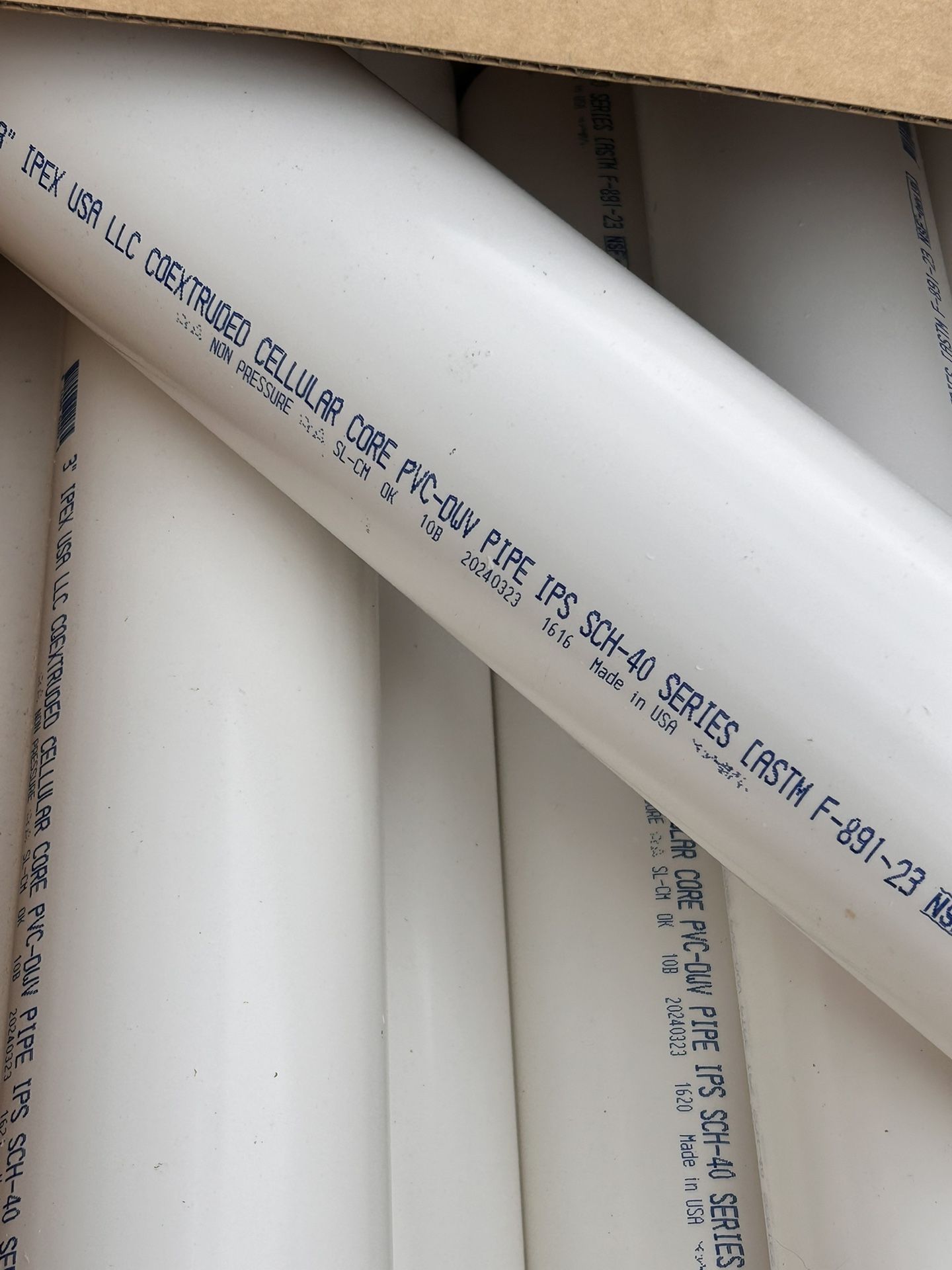 3 in. x 24 in. ABS DWV Cell Core (Have 24 @ $5 Each)