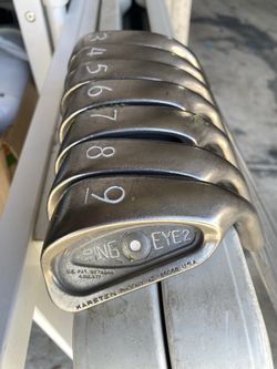 Ping Eye 2 White Dot 3-9 Iron Set 7 Clubs Total Golf 3 4 5 6 7 8 9