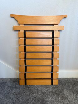 Martial Arts Wooden Slatted belt rack display