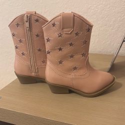 Pink Toddler Girl Western Boots 