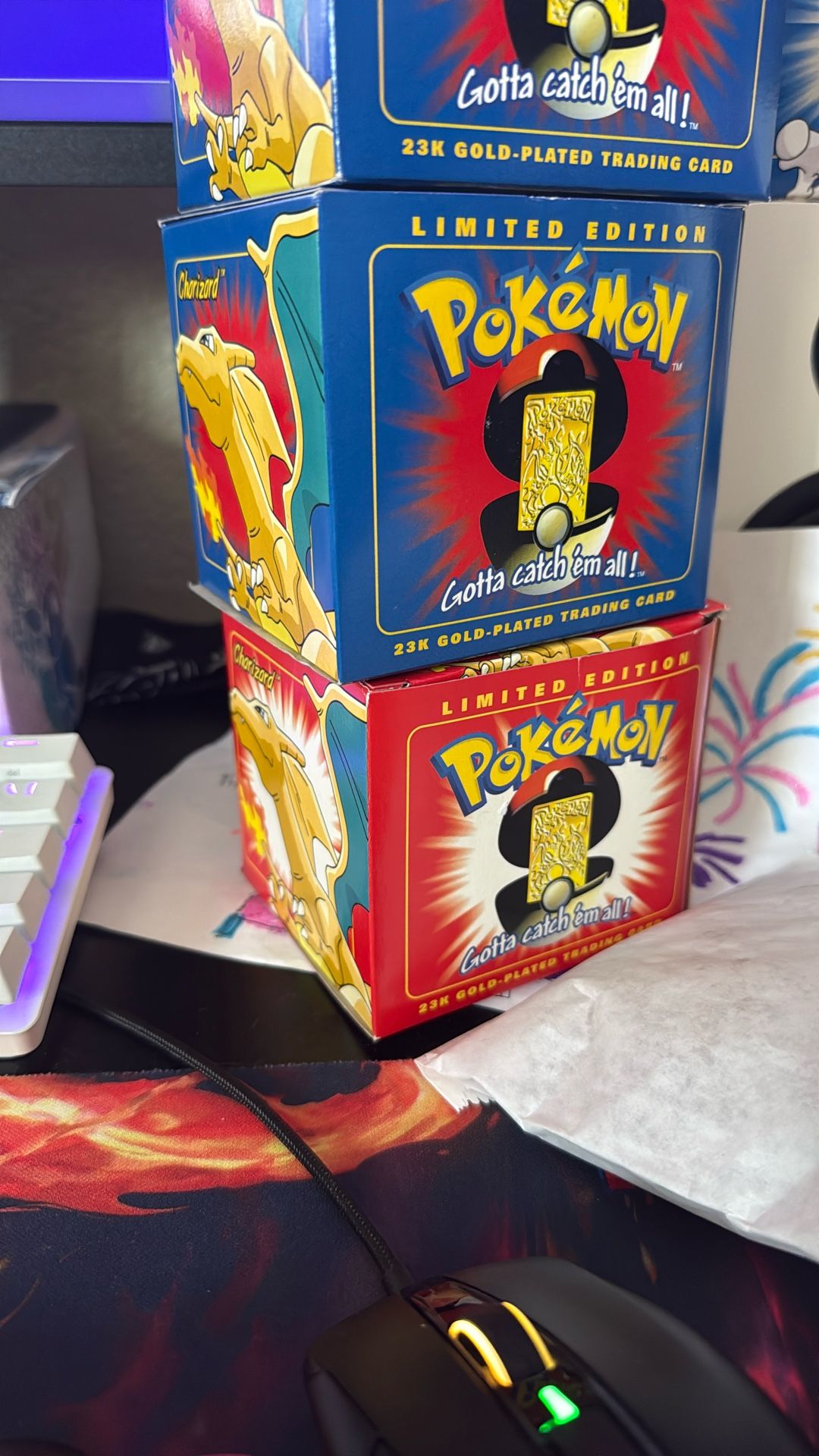 Unopened 23K Gold Plated Pokemon Card