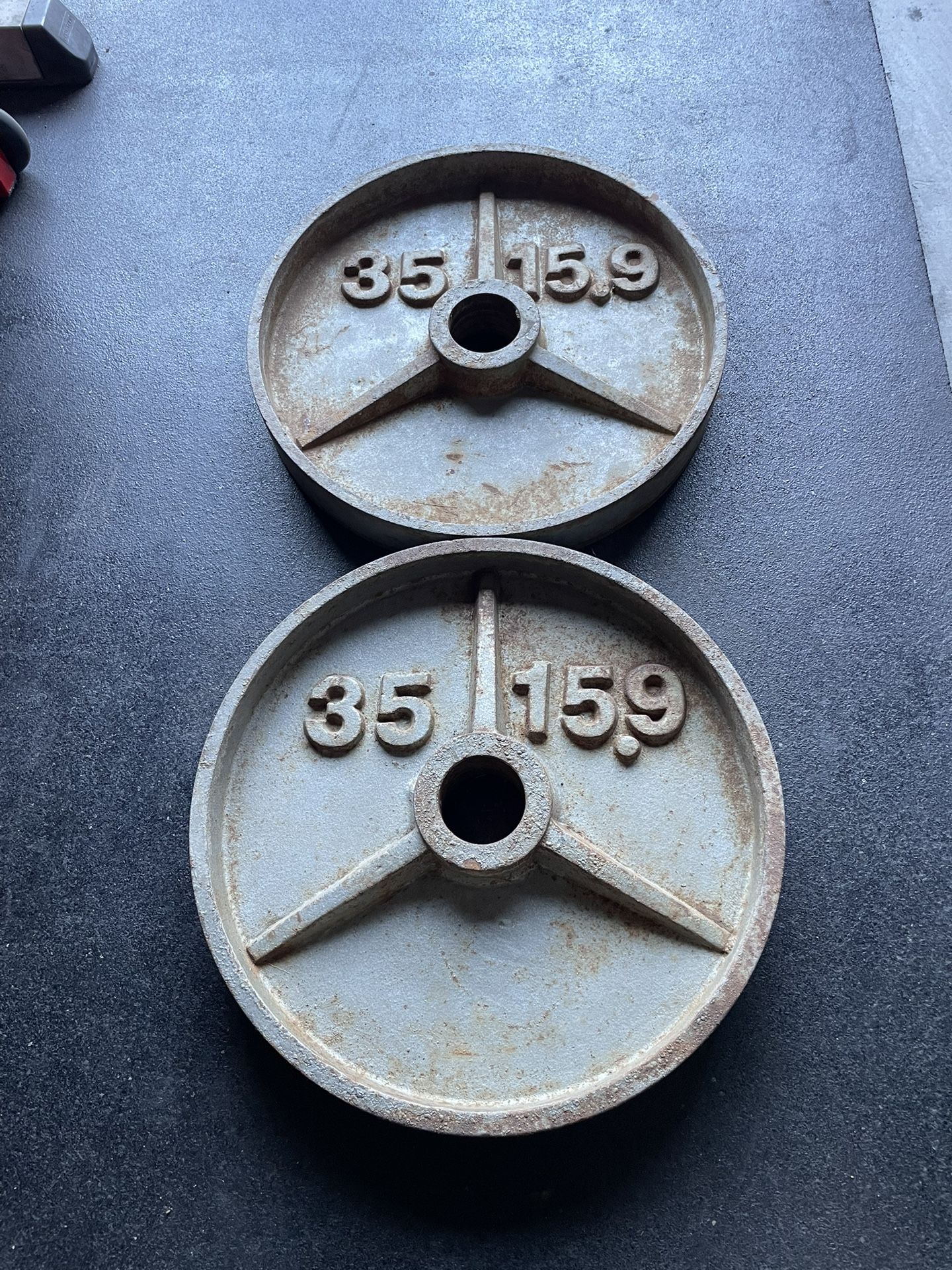 35 lbs Olympic Weight Plate… Home Gym Fitness….