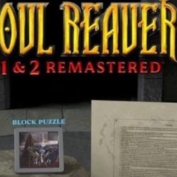 Legacy of Kain Soul Reaver 1 2 Block Puzzle Game Eidos Collector Edition Remaste