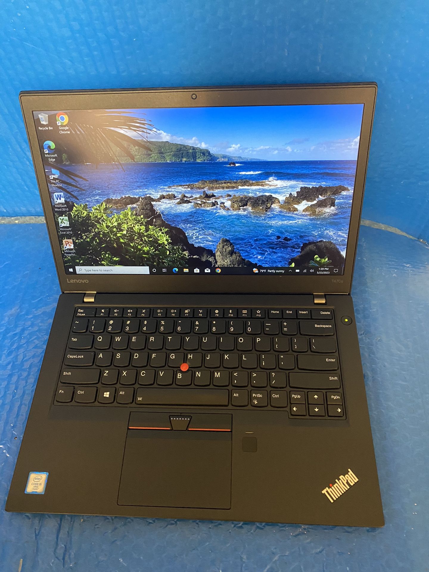 lenovo thinkpad T460s laptop touch screen with core i5 8GB Ram 512GB SSD windows 10 pro office 14”