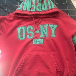 Supreme Men's US-NY Hooded Sweatshirt