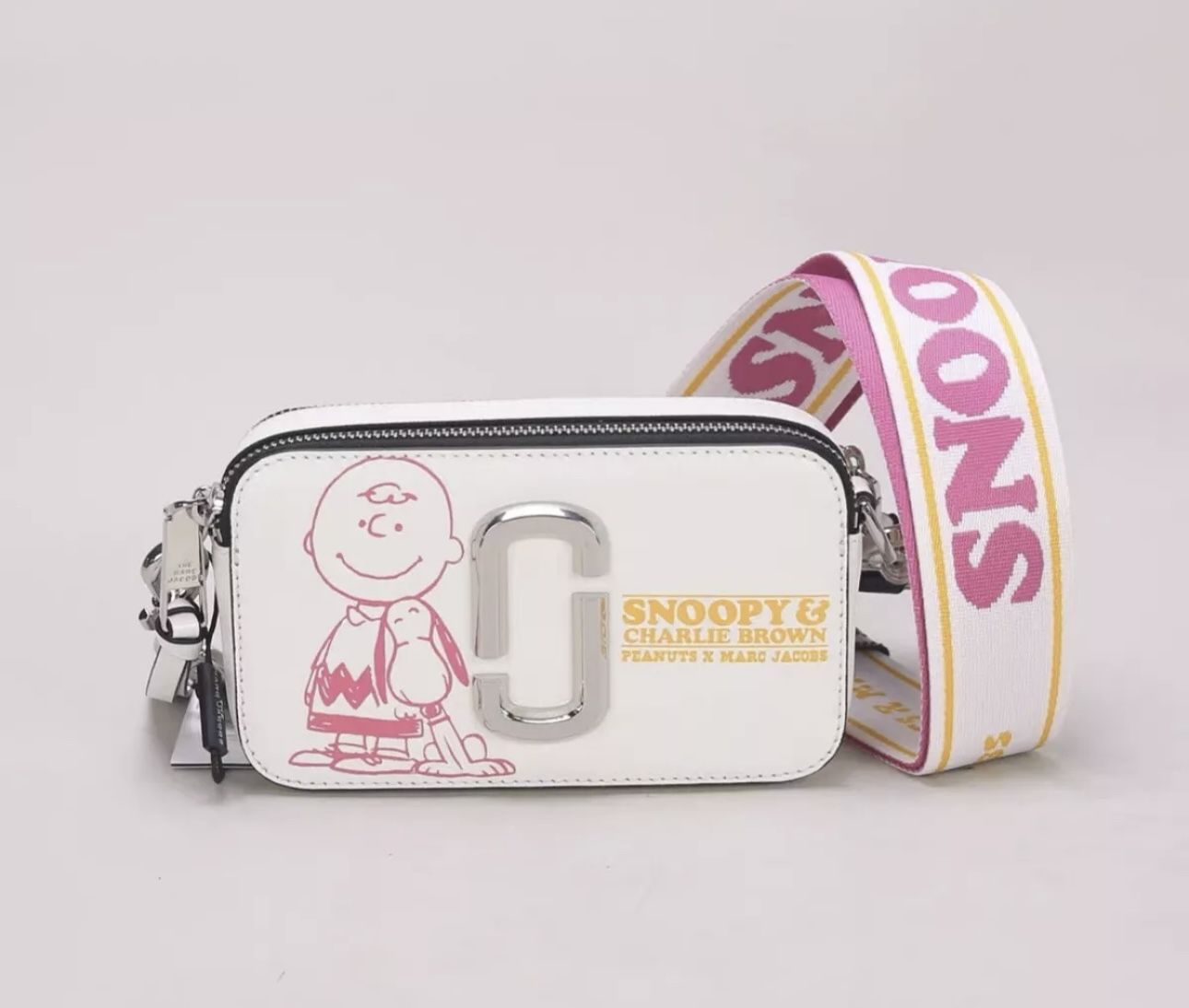 NWT SNOOPY Marc Jacobs x Peanuts Snapshot Camera shoulder Crossbody Bag