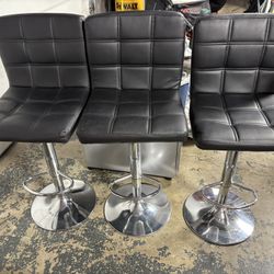 (3) Bar Stools 