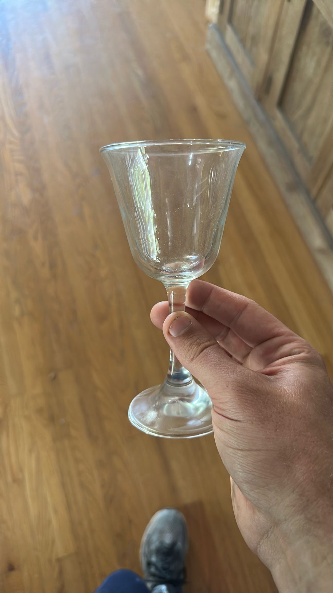 Set Of 4 Glass Goblets.