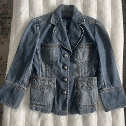 Banana Republic Women’s Fitted Jean Jacket Size 4