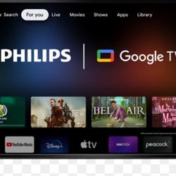 55” 4k Phillips Google Tv 