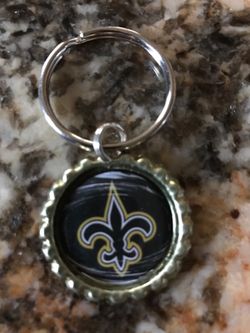 Saints keychain