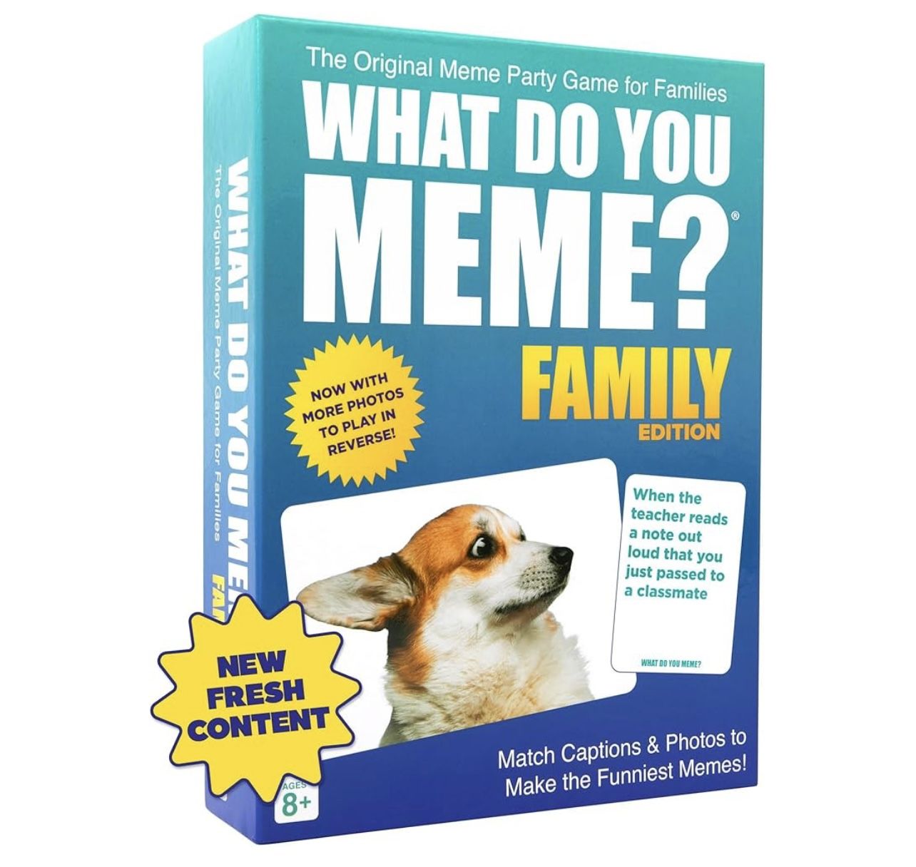 WHAT DO YOU MEME? Family Edition by Relatable, Now with Refreshed Content - Kids Games 8+, Family Games for Kids and Adults, The TikTok Viral Sensatio