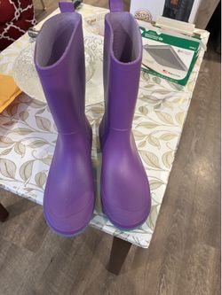 Rain boots.