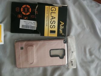 Stylo 2 Cell phone case and glass protection