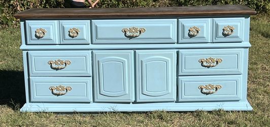 Vintage Blue Dresser