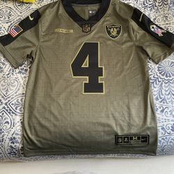 Derek Carr Raiders jersey