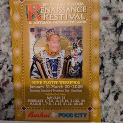 Renaissance Festival Entry $25