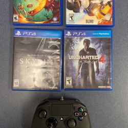 PS4 Games And Controller 
