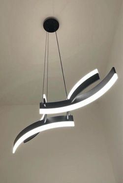 Modern LED Pendant Chandelier Light, 57 inches, perfect condition like new!!!