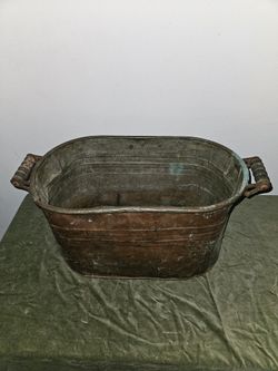 Vintage Old Copper Boiler Great Patina Barn Find