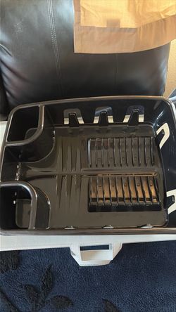 Black Plastic Dish Drying Rack