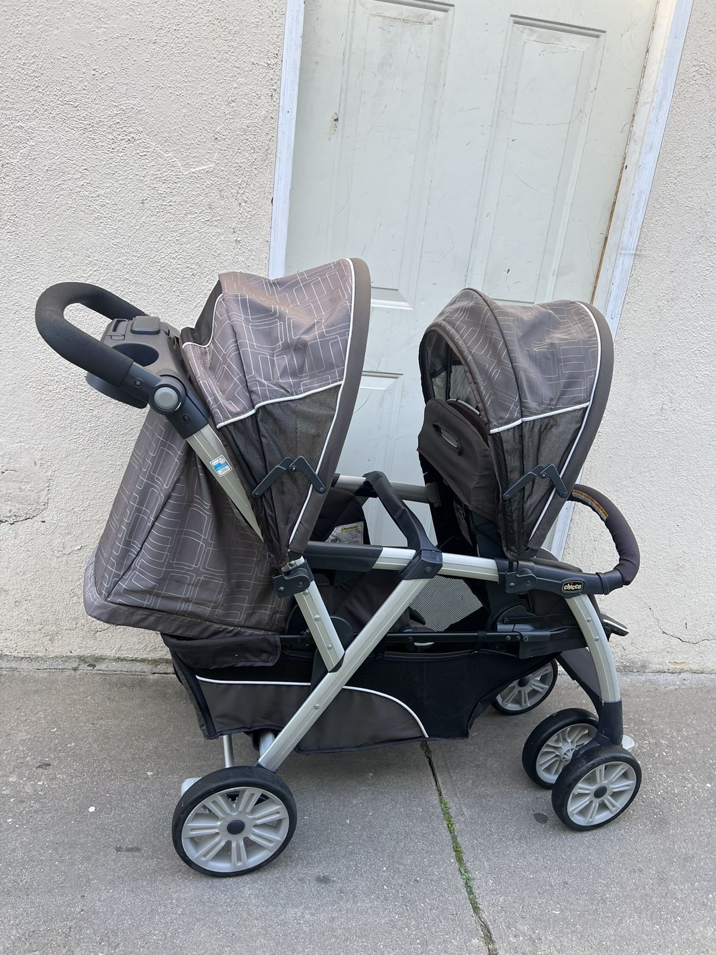 double stroller used chicco stroller