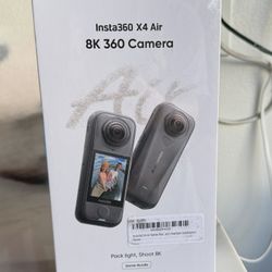 Insta360 X4 Air 8K 360 Camera, Active HDR, Tough Lenses, Waterproof, USB-C