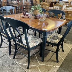 Dining Set For Six  (Table + Chairs)