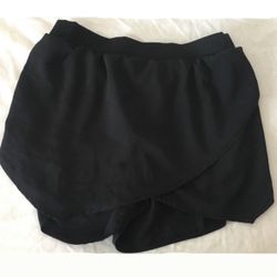 New Medium Black Rue 21 Sporty Skort Skirt