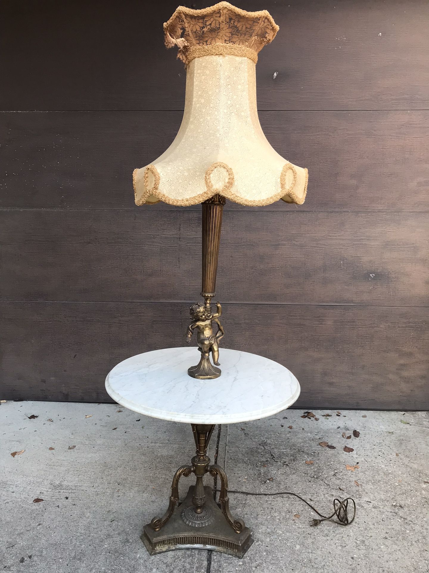 Marble Table Lamp.