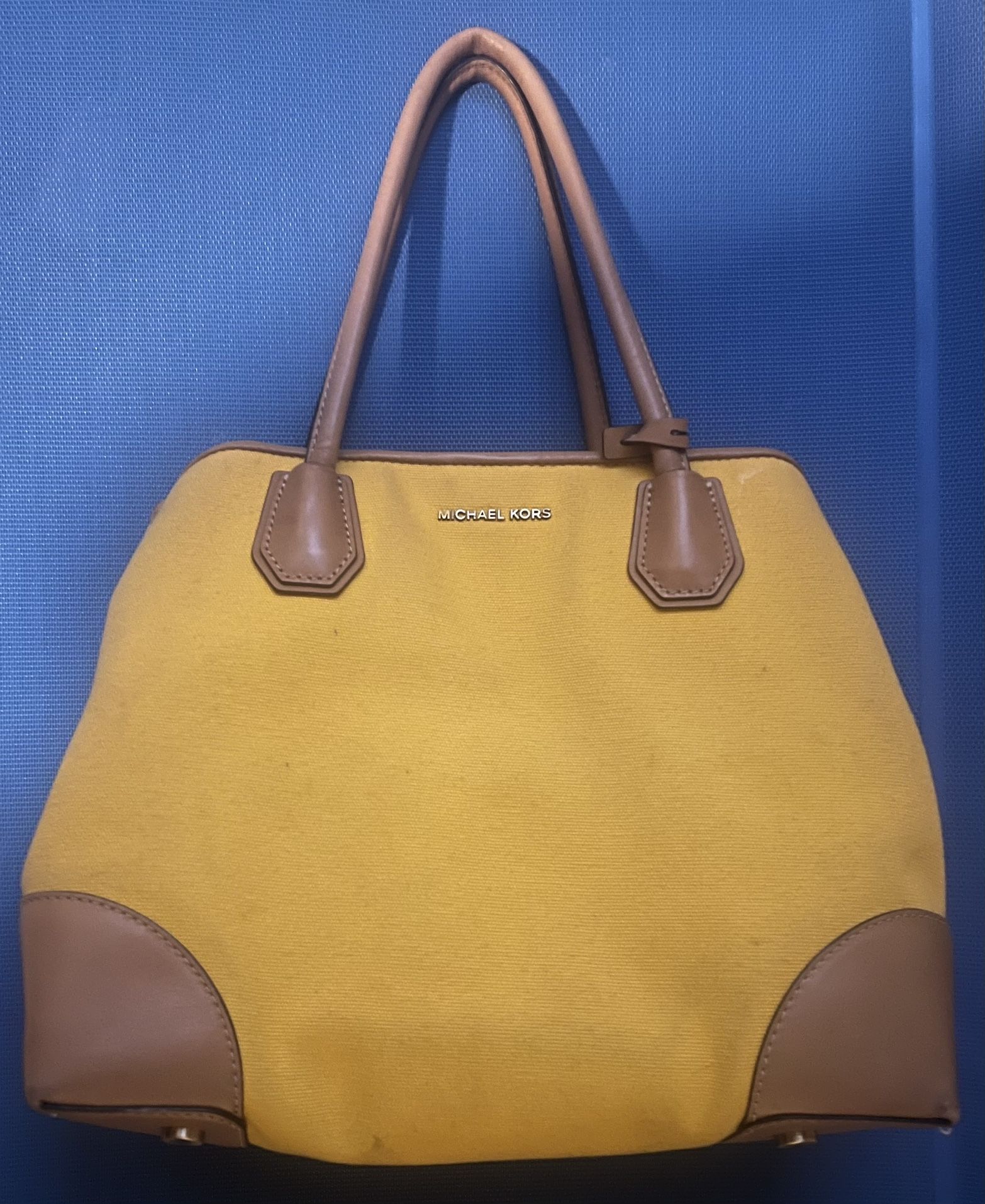 Authentic Yellow Michael Kors purse