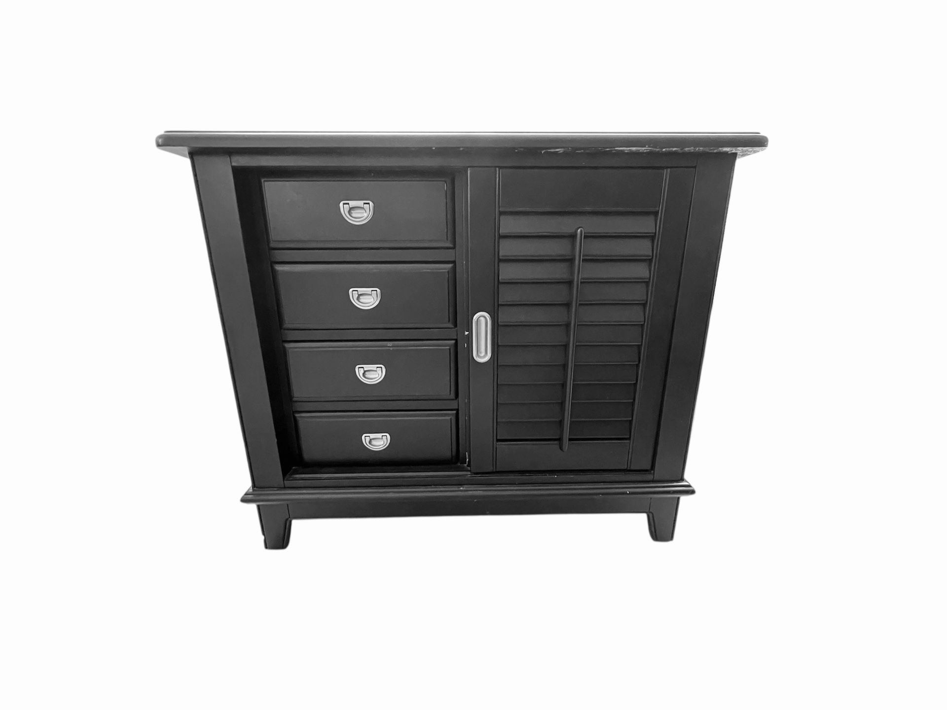 Small black cabinet