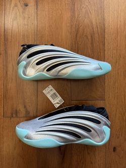 Adidas Harden 9 Metallic Silver Black Aqua Basketball Men’s Size’s 9.5 & 10.5 JS1028