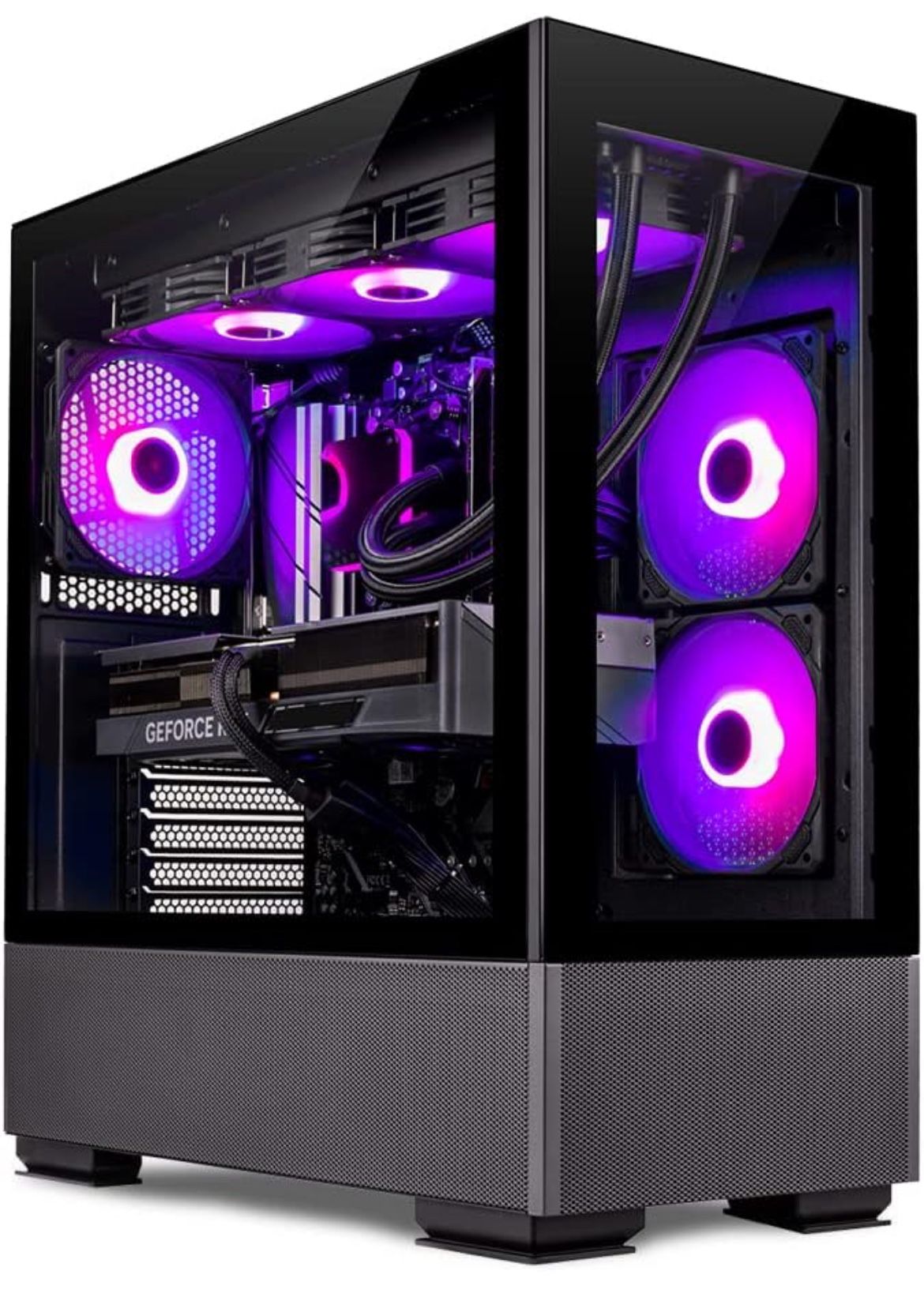 Skytech Azure Gaming PC Desktop, Intel i7 13700F 2.1 GHz (5.1GHz Turbo Boost), NVIDIA RTX 4060 Ti 8GB GDDR6X, 1TB SSD, 16GB DDR5 RAM 5200, 750W Gold P