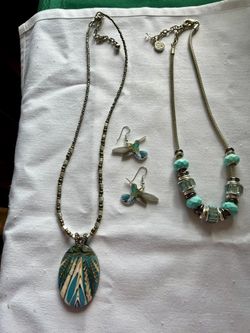 2 Aqua Necklace 