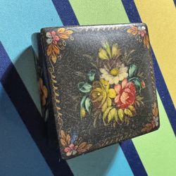 Vintage Russian Lacquer Box 