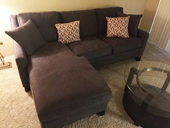 Cindy Crawford Home Madison Place Slate 2pc Sectional Couch