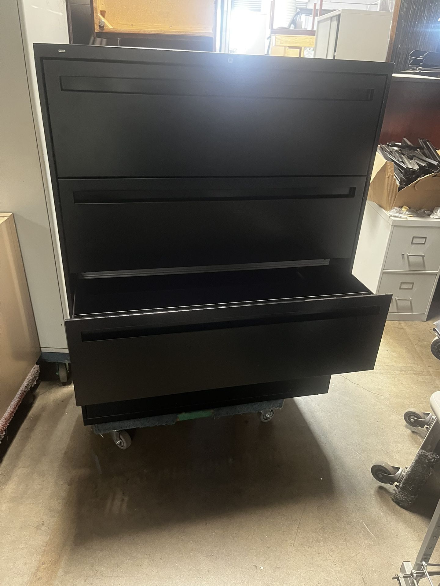 Black Filing Cabinet
