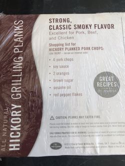 BBQ season. Add Hickory flavor to your meats.