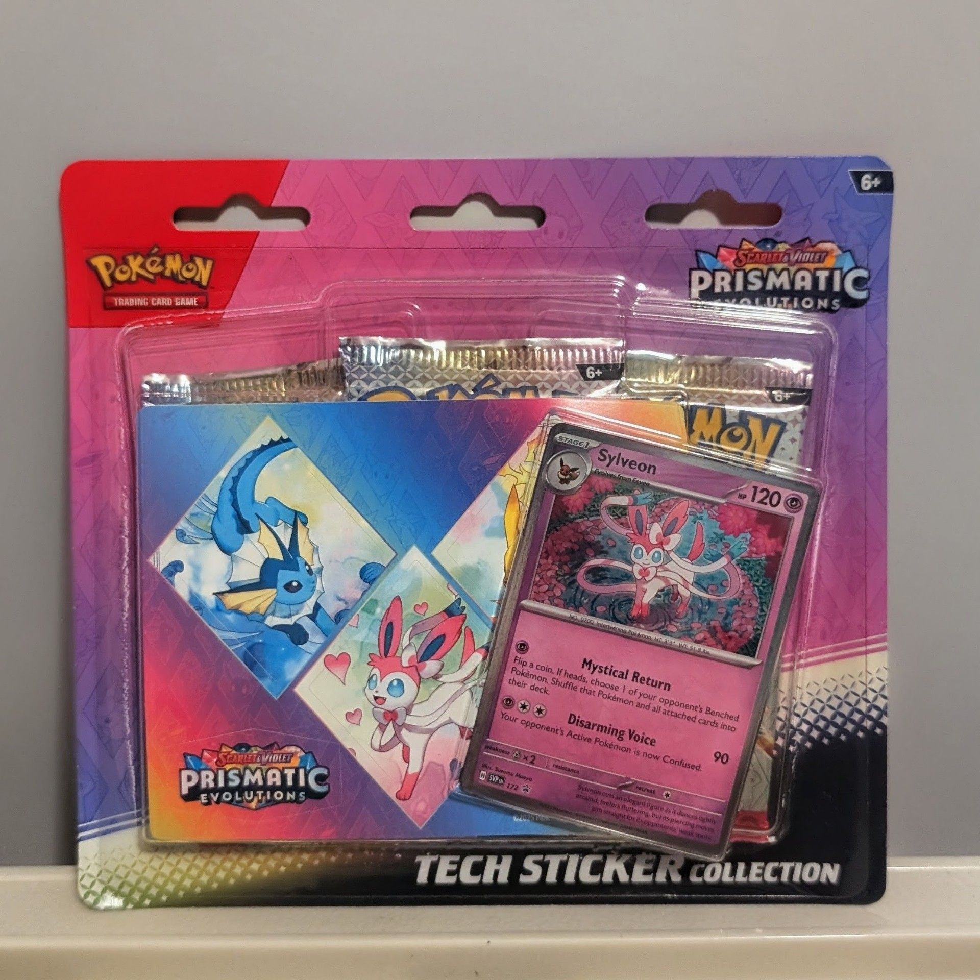 Prismatic Evolutions Tech Sticker Collection [Sylveon]