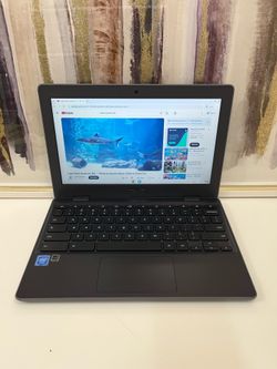 ASUS Chromebook C204E Laptop 10” w/ Charger - $59